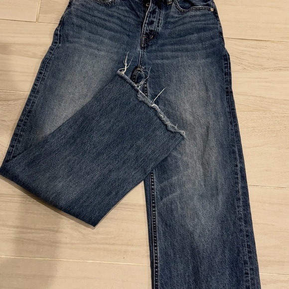 Madewell x Kaihara Denim Low-Slung Baggy Jeans in Mustart Wash - Picture 2 of 3